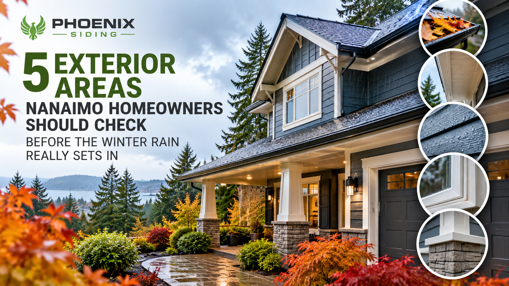 Rainy Nanaimo Exterior Home Checklist